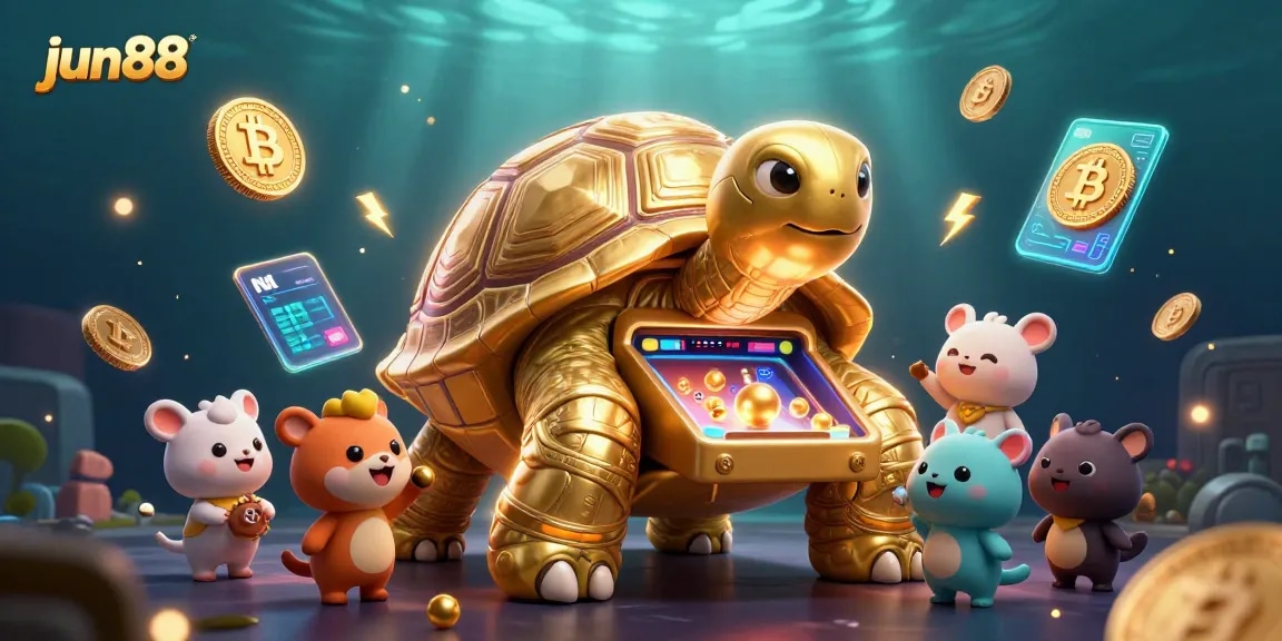 Experience the excitement of jun88 with vibrant casino elements and dynamic characters.