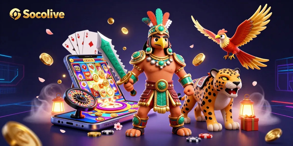 Socolive enhances your gaming experience with vibrant symbols and exciting cash games in a dynamic digital setting.
