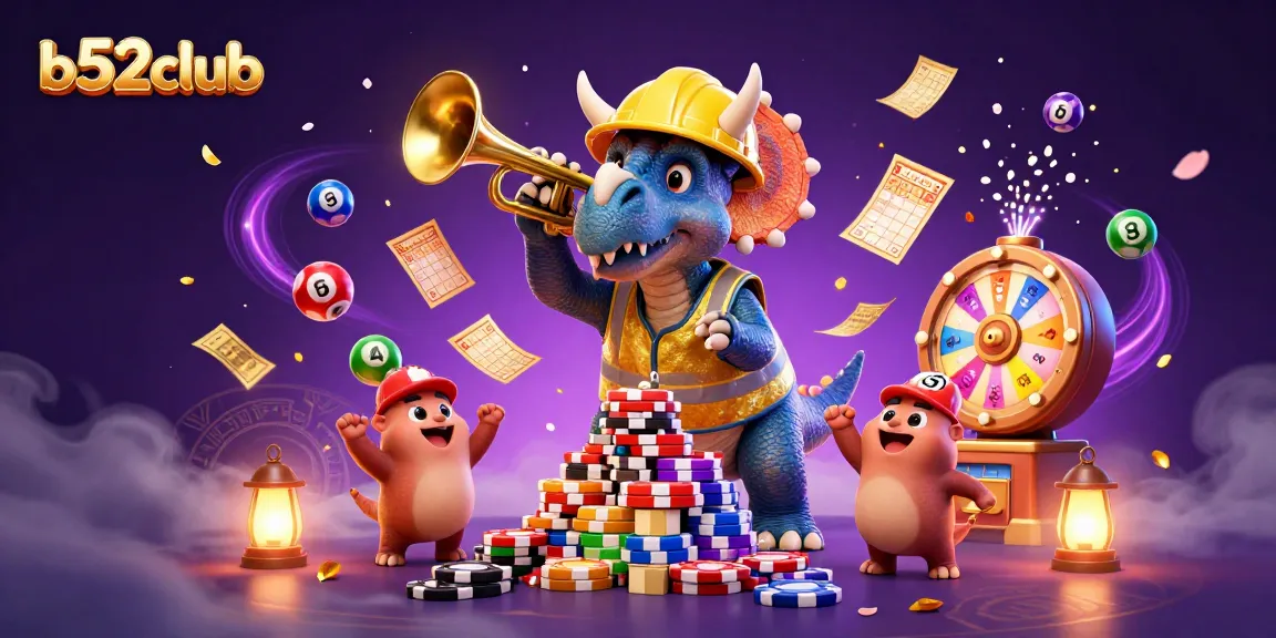 Engage in b52club's vibrant online gaming world with festive characters and dynamic elements.