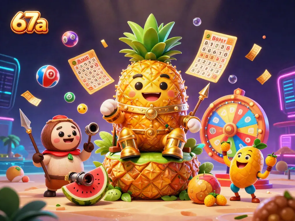 Experience the exciting world of casino gaming with 67a, featuring vibrant characters and dynamic elements.