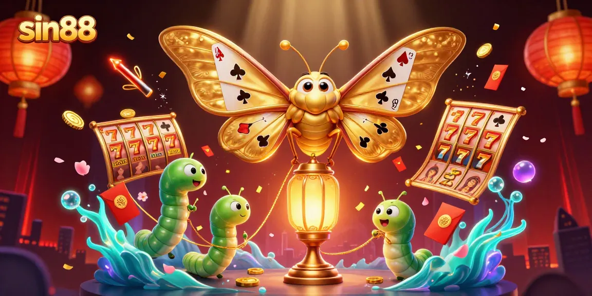 Experience the excitement of sin88 with vibrant casino scenes and captivating characters in a dynamic 3D illustration.
