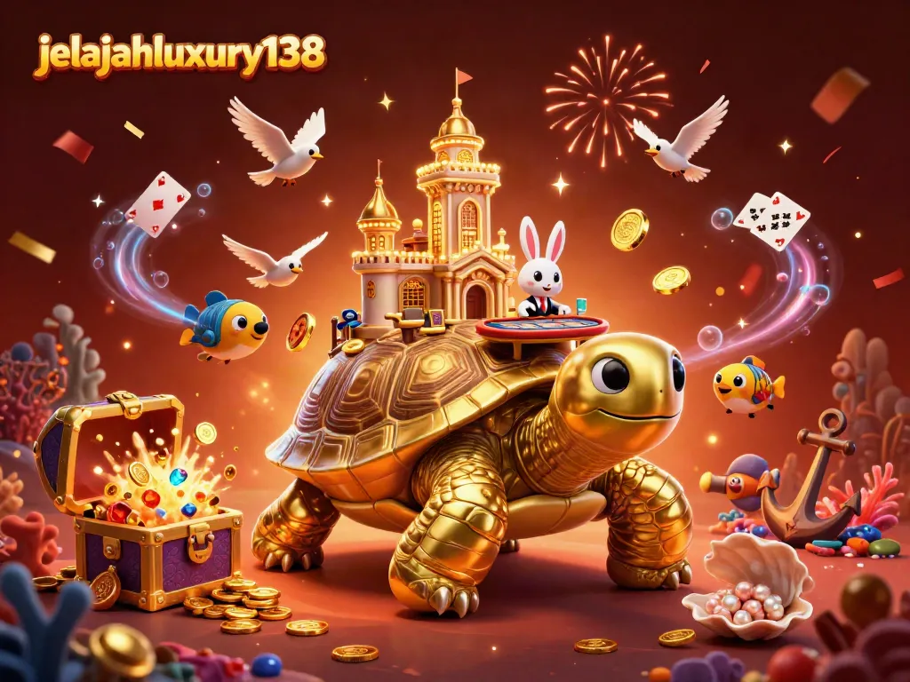 Berpartisipasi dalam permainan kasino di jelajahluxury138 dengan karakter kartun 3D serta harta karun menanti.