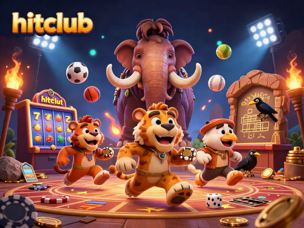Experience thrilling moments with hitclub's unique prehistoric casino setting.