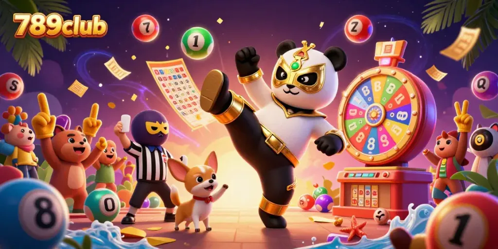 Experience the thrilling excitement of 789club with vibrant game elements and energetic characters in action.