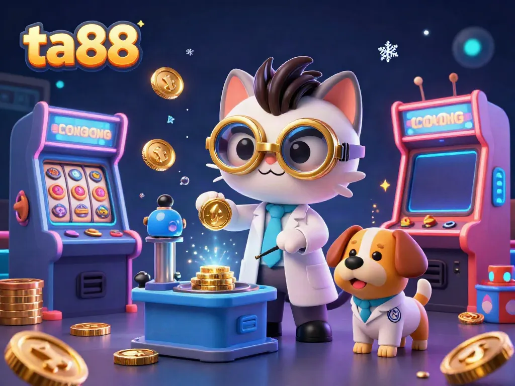 Entertain while engaging in thrilling gameplay at ta88, featuring an exciting casino scene.