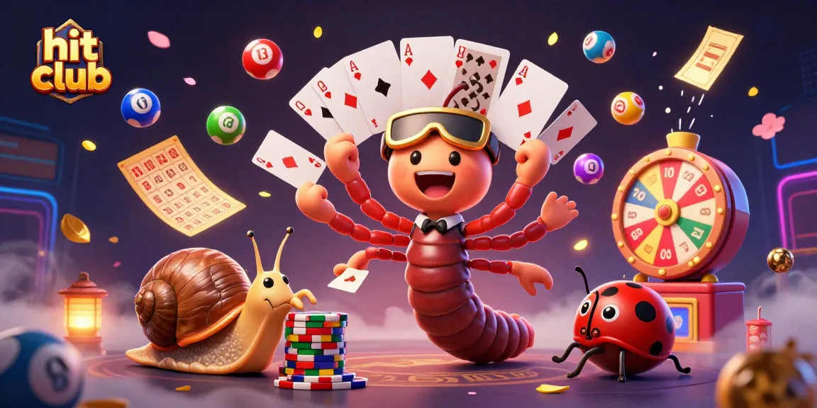Engage with hit club casino action featuring lively characters amidst dynamic gaming elements.