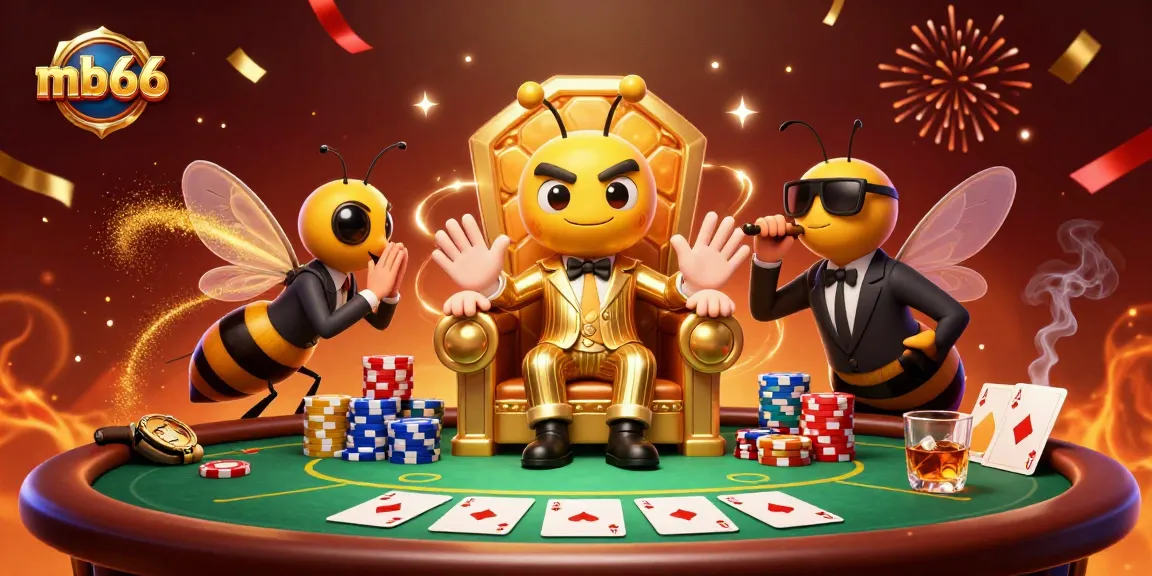Engage in strategic poker encounters at mb66 with vibrant characters and dynamic casino elements.