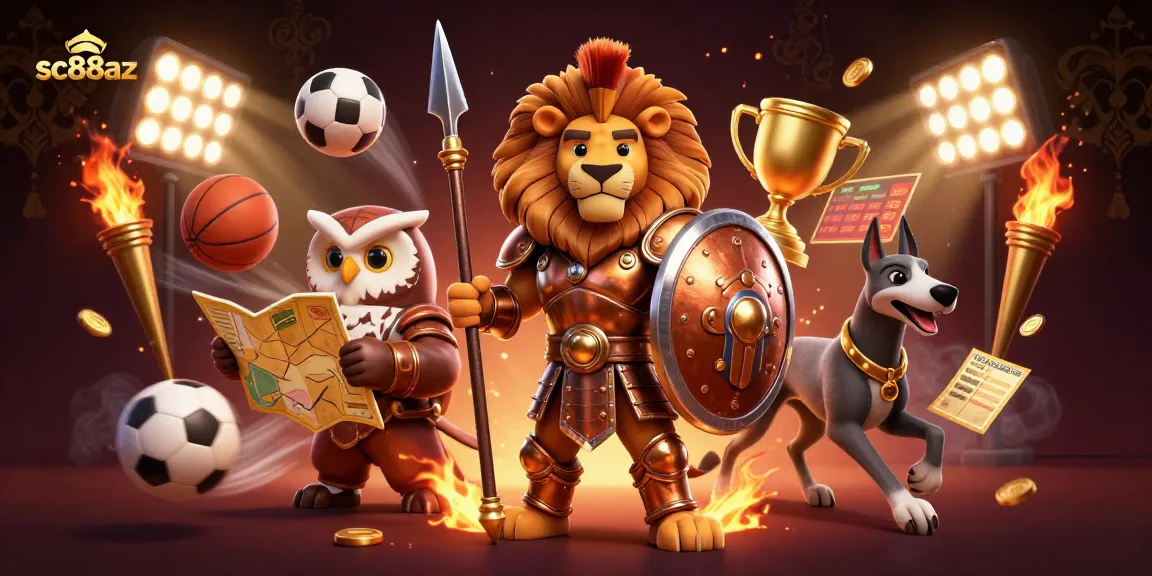 Experience the thrilling action at sc88az with dynamic sports betting elements and engaging 3D characters.